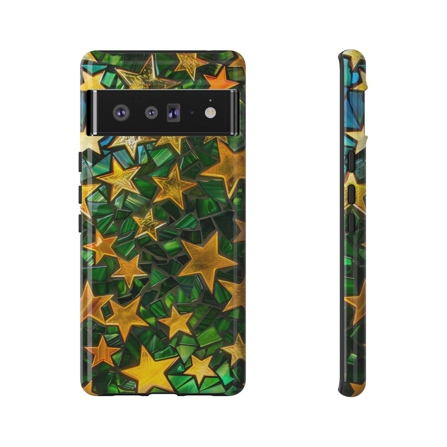 Green Celestial Stained Glass Mosaic Phone Case