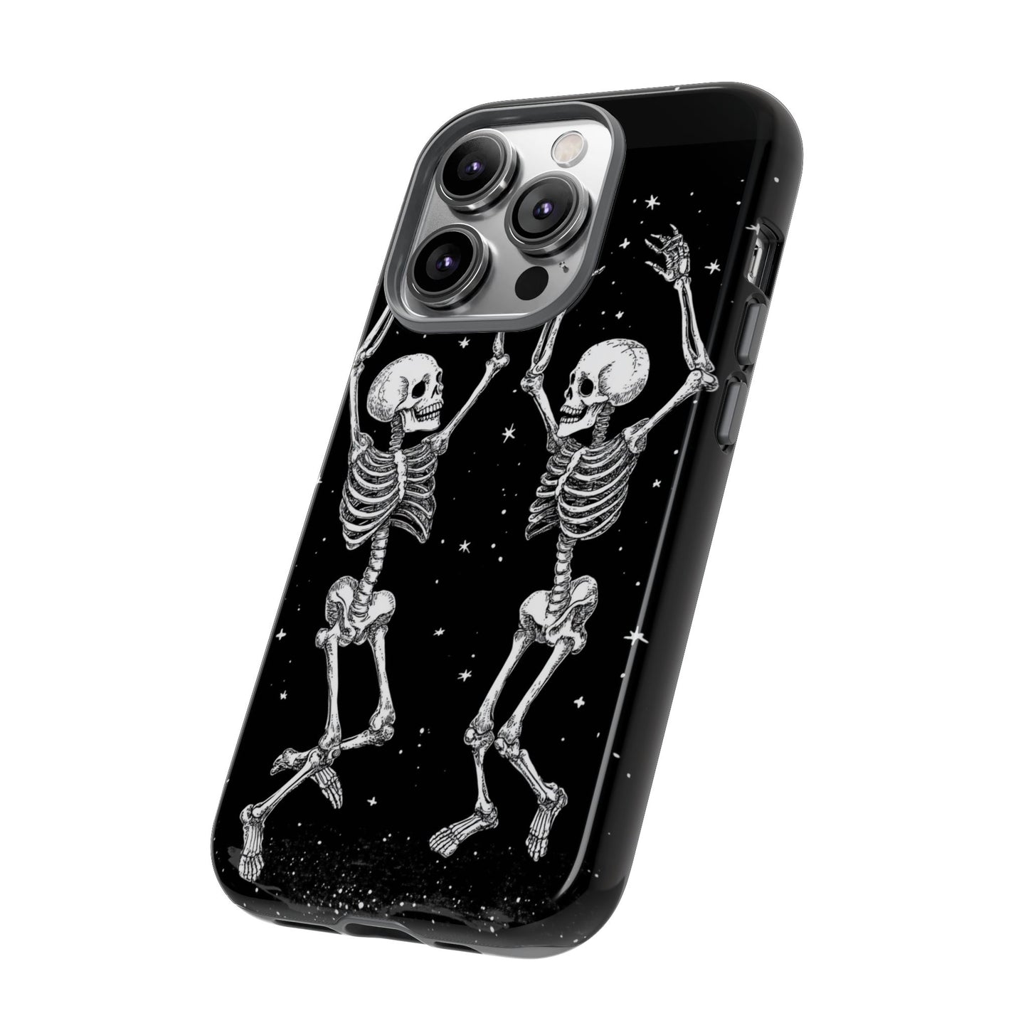 Halloween Dancing Skeletons iPhone Case