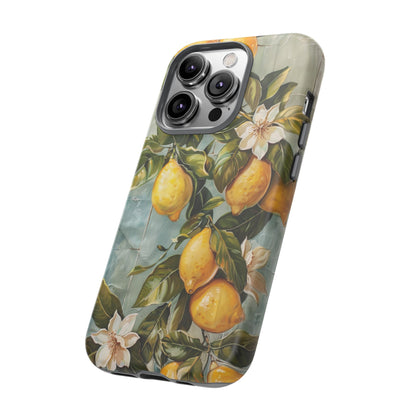 Mediterranean Lemon Tile Oil Painting iPhone 13 Case