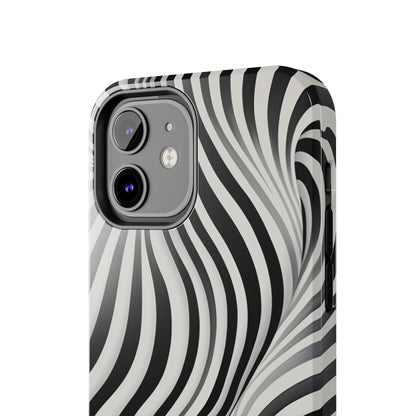 Twist Your Perception: Optical Illusion Tough Case for Apple iPhone Models – Where Art Meets Function