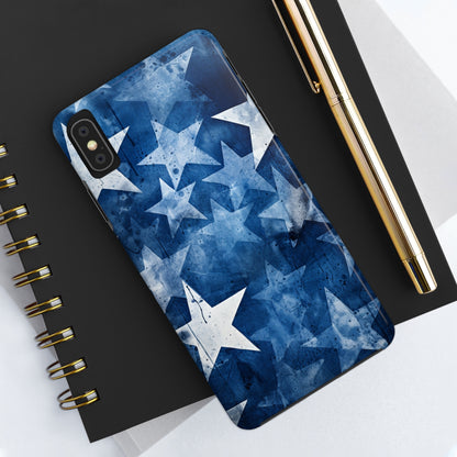 Starry Nights: Denim Dreams | Celestial Star-Patterned iPhone Case