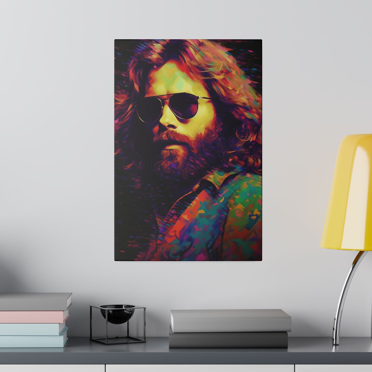 Jim Morrison of The Doors Pop Art | Stretched Canvas Print