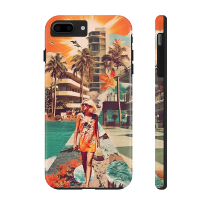 A Day at the Beach iPhone Tough Case | Embrace the Serenity of Coastal Living with Reliable Protection