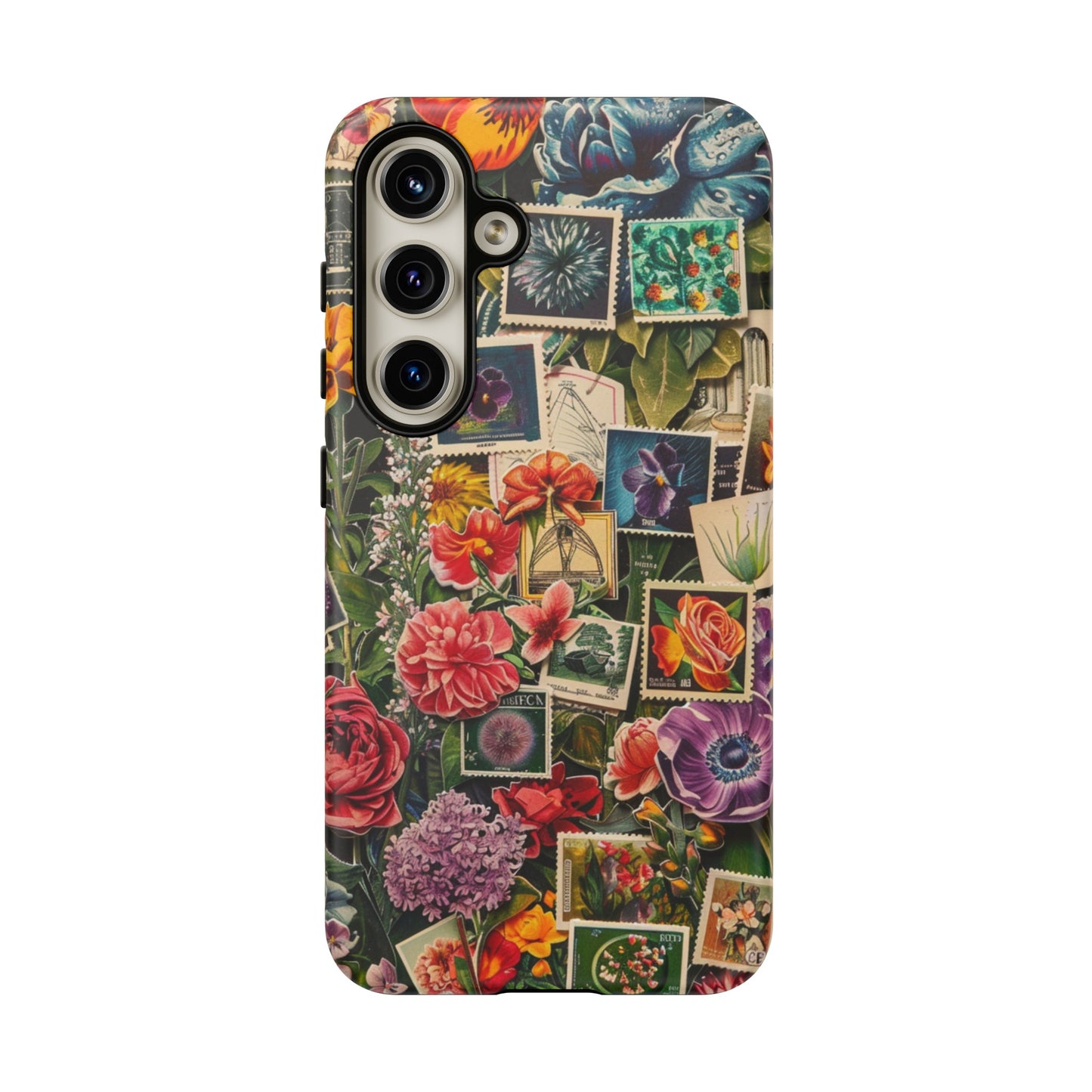 Vintage Floral Stamps Phone Case