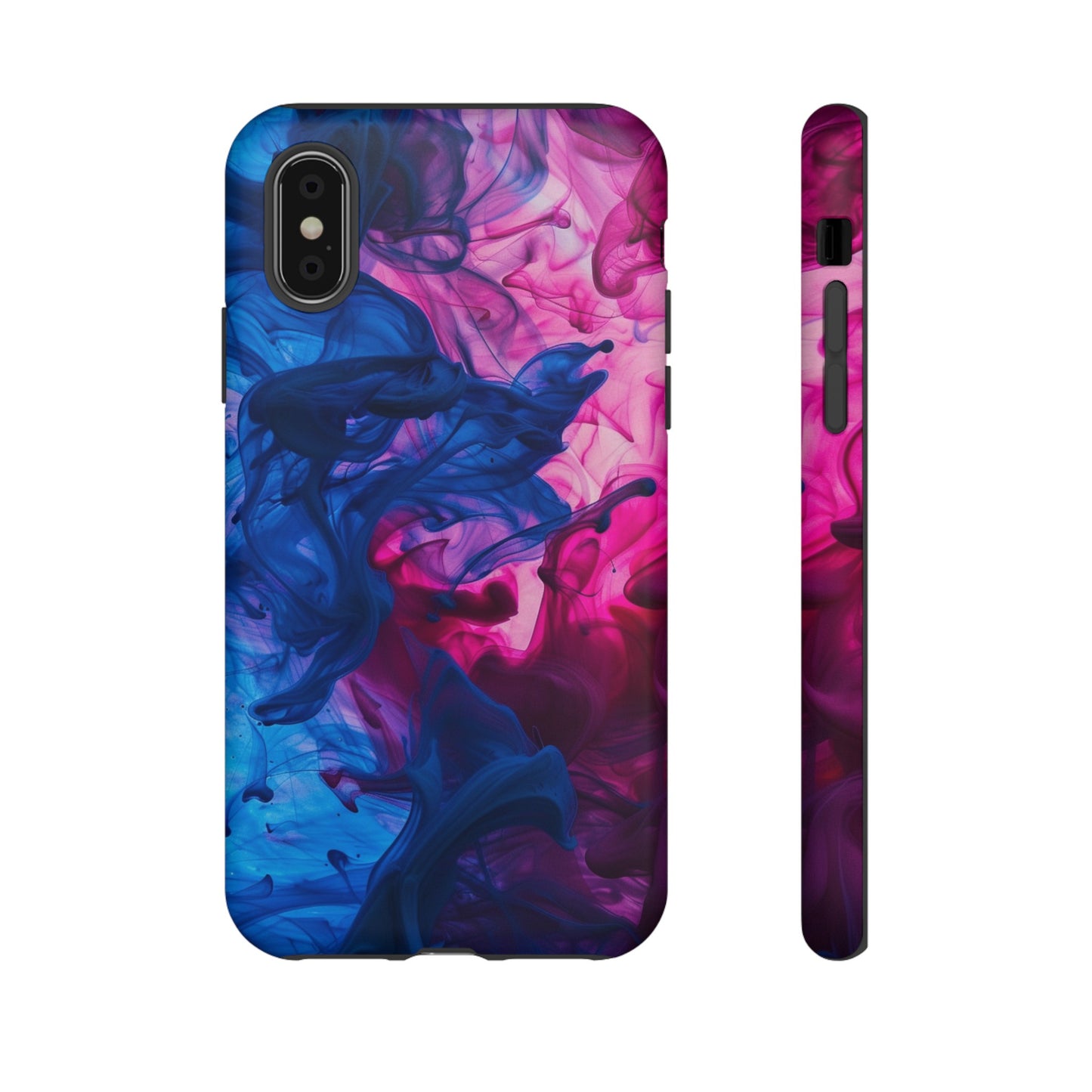 Magenta and Blue Color Explosion Phone Case