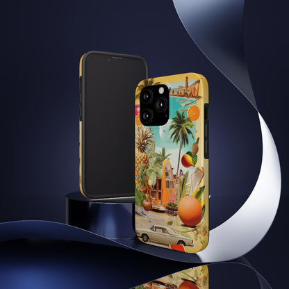 Summer Vibrations iPhone Tough Case | Embrace the Energetic Spirit of Summer with Reliable Protection