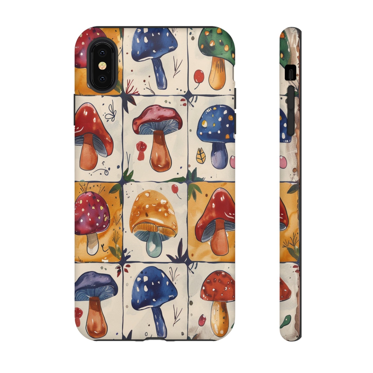 Trippy Magic Mushroom Toadstools Phone Case