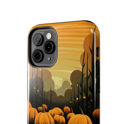 Halloween Fall Pumpkins iPhone Case | Embrace the Spooky Autumn Vibes