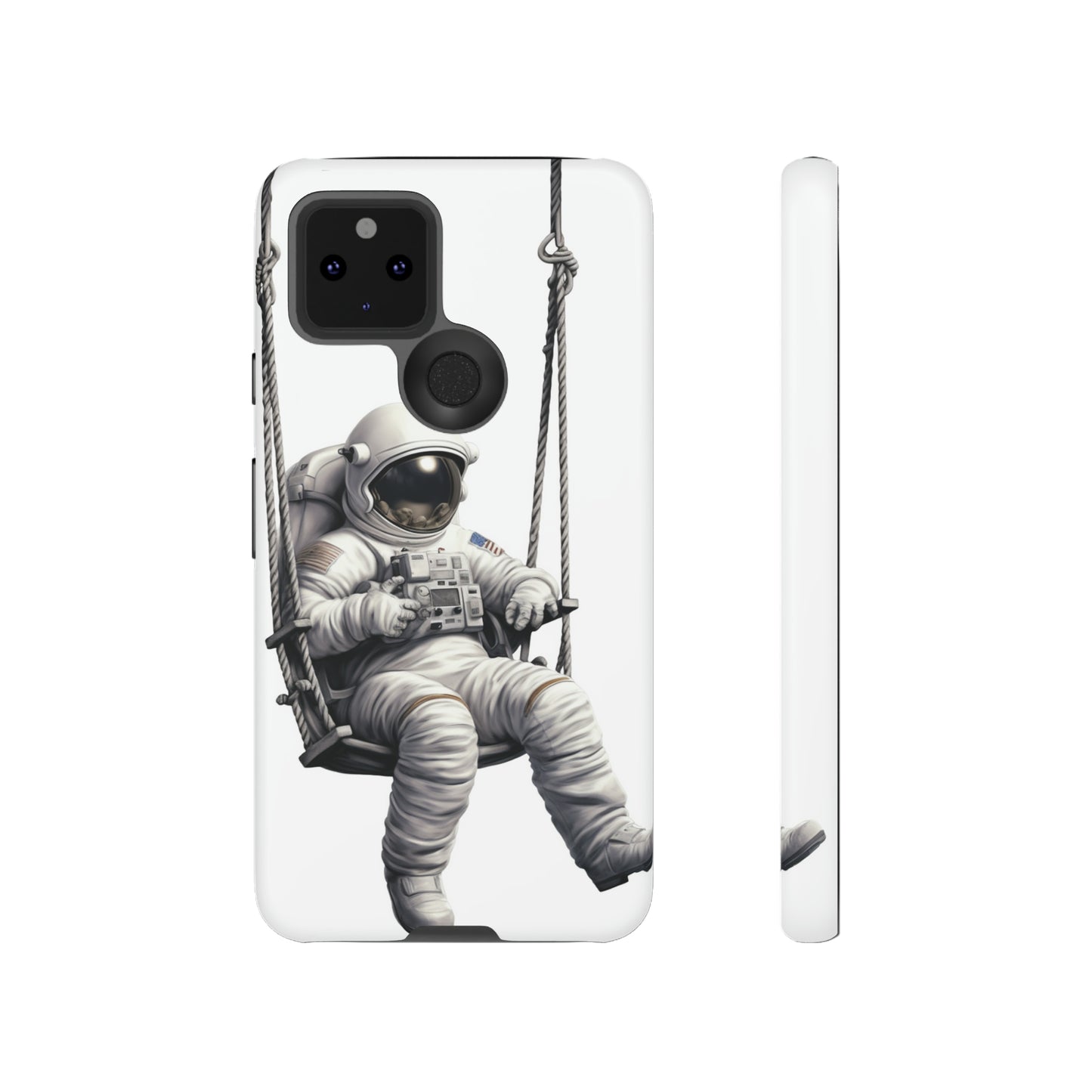 Astronaut on a Swing Phone Case