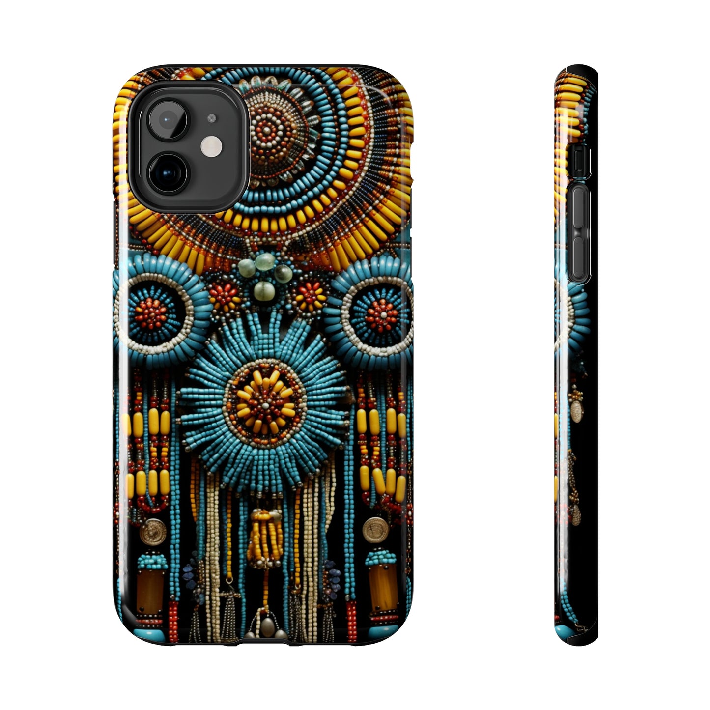 Native American Beadwork iPhone Case | Crafted Elegance with Cultural Heritage