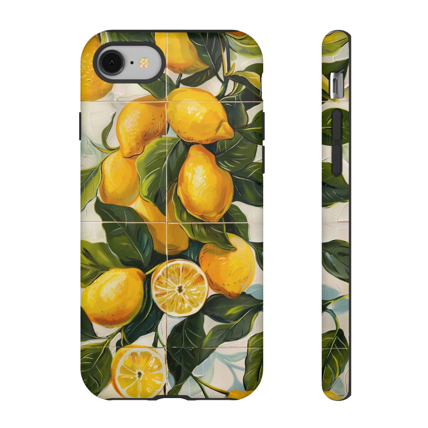 Mediterranean Lemon Italian Tile iPhone 14 Case