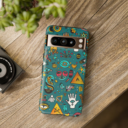 UFOs and Ancient Egypt Talisman Collage Phone Case