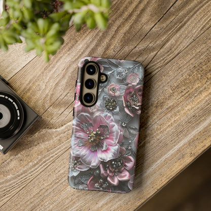 Coquette Aesthetic Floral Art iPhone 15 Case