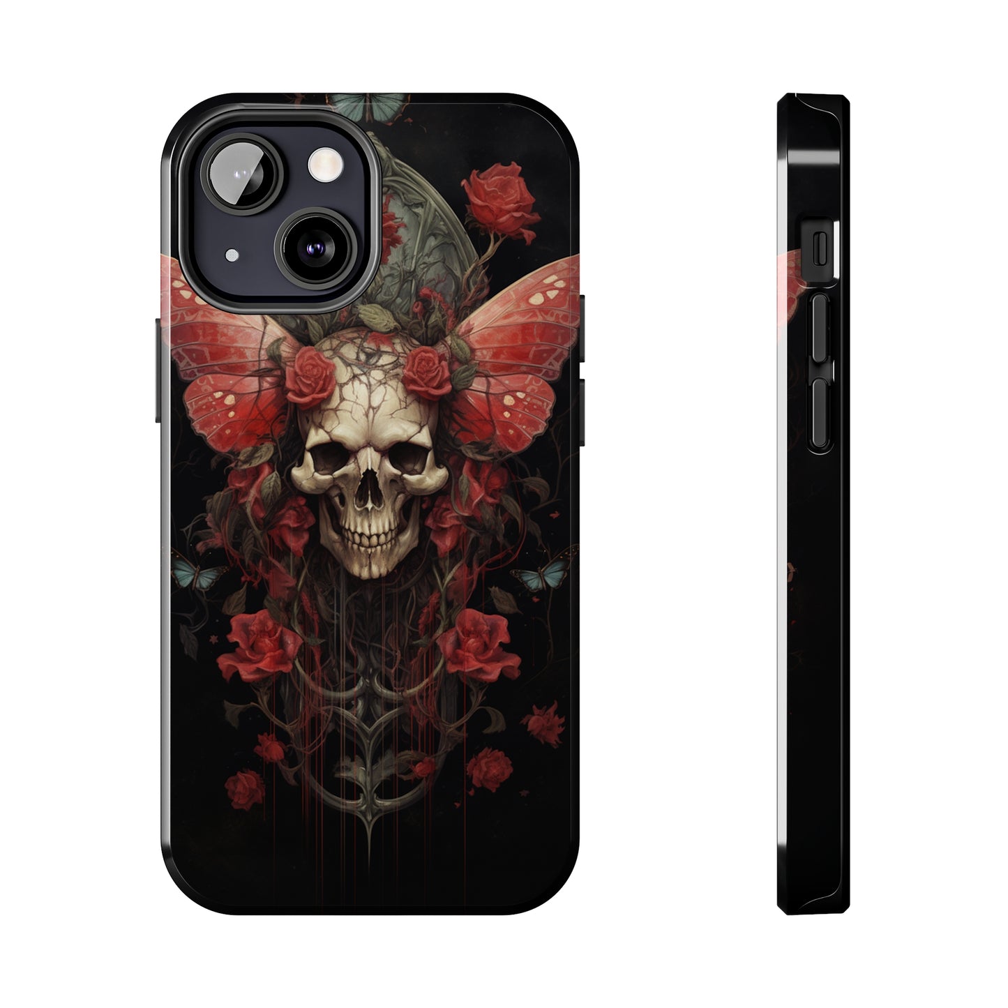 Deadhead Moth Gothic Dark Academia iPhone Case | Embrace Mysterious Elegance