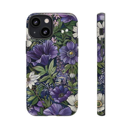 Floral Sage Purple Wildflower Phone Case