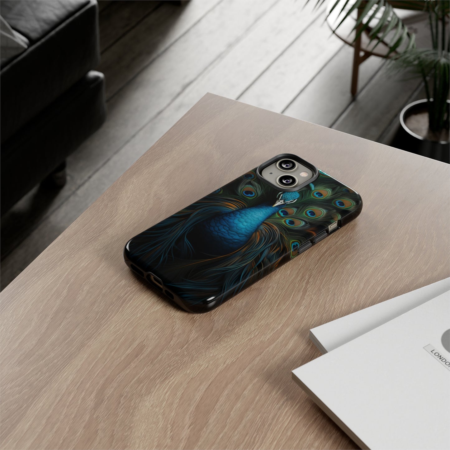 Peacock Feathers iPhone Case - A Timeless Symbol of Elegance for Google Pixel, iPhone, and Samsung Cases