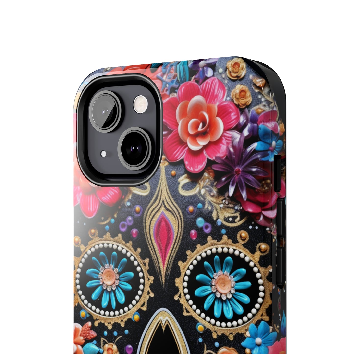 Sugar Skull iPhone Case | Celebrate Dia de los Muertos with Vibrant Elegance