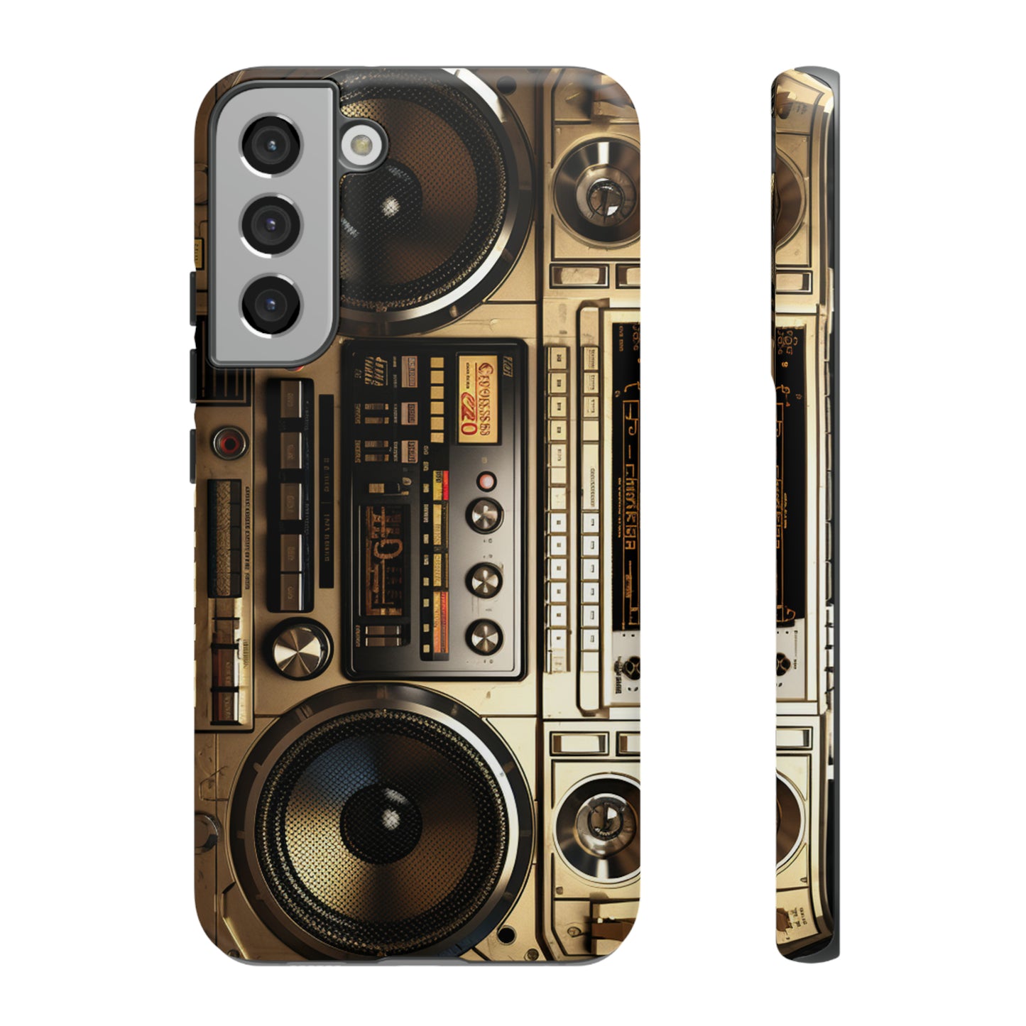 Urban Beats: Boombox Hip Hop Music Pixel Phone Case | Retro Rhythms for iPhone 15 Models