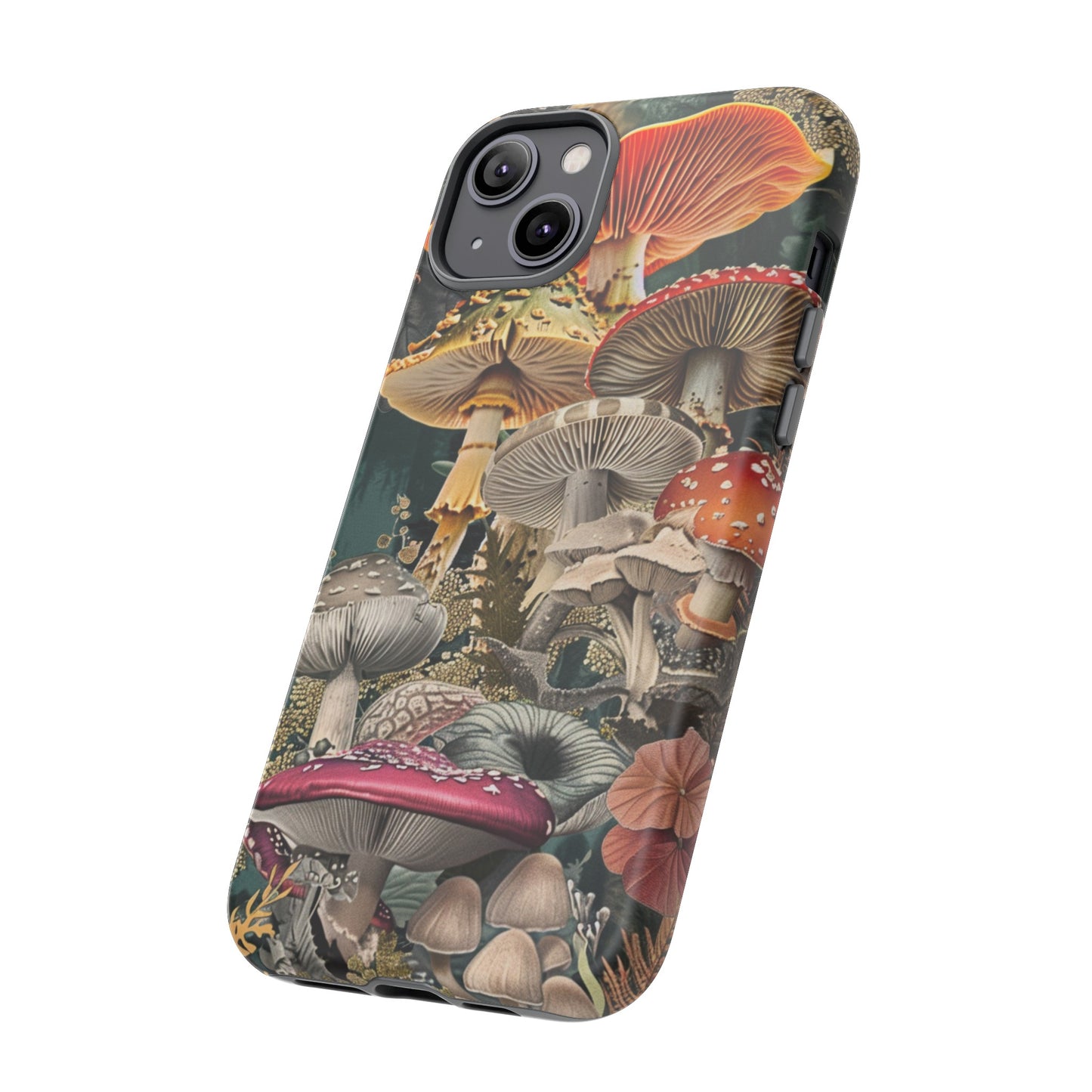 Vintage Illustration Mushroom Collage Phone Case