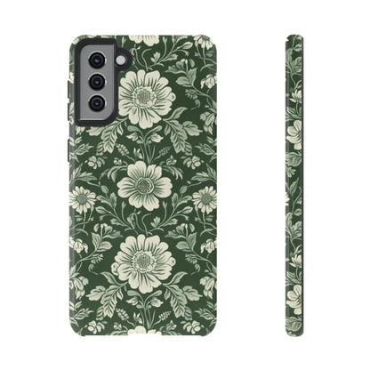 Floral Sage Green Wildflower Phone Case