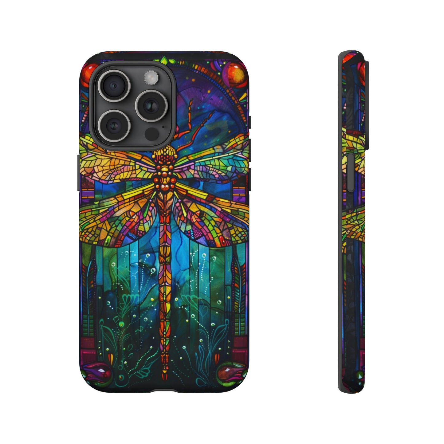 Art Deco Stained Glass Dragonfly Phone Cover