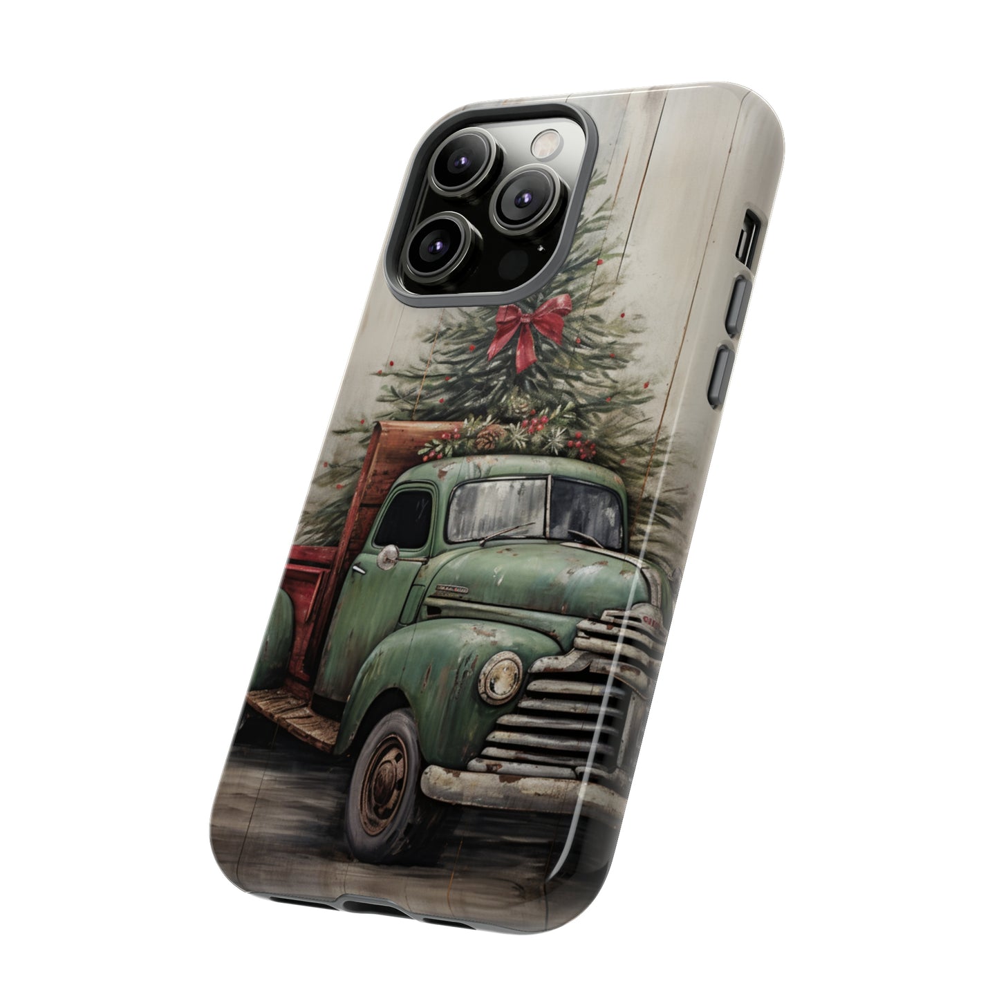 Christmas Pickup Truck Phone Case for iPhone