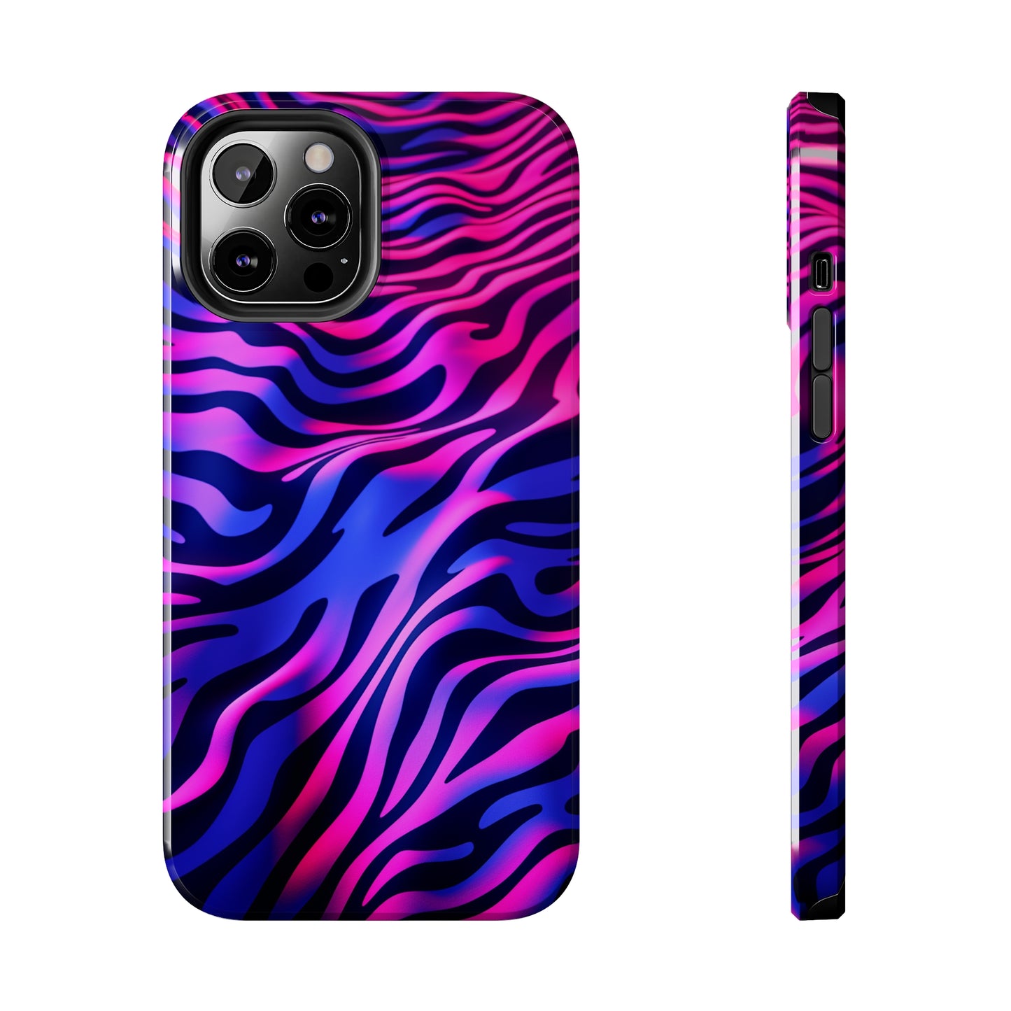 Wild Illusion: Trippy Tiger Stripes Mystique | Dynamic iPhone Case