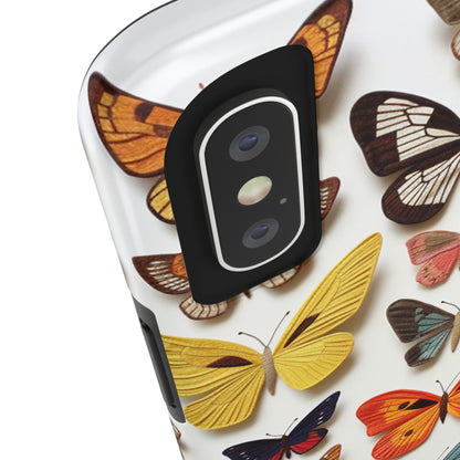 Elegant Embroidery: Delicate Butterfly iPhone Case – Crafted with Precision