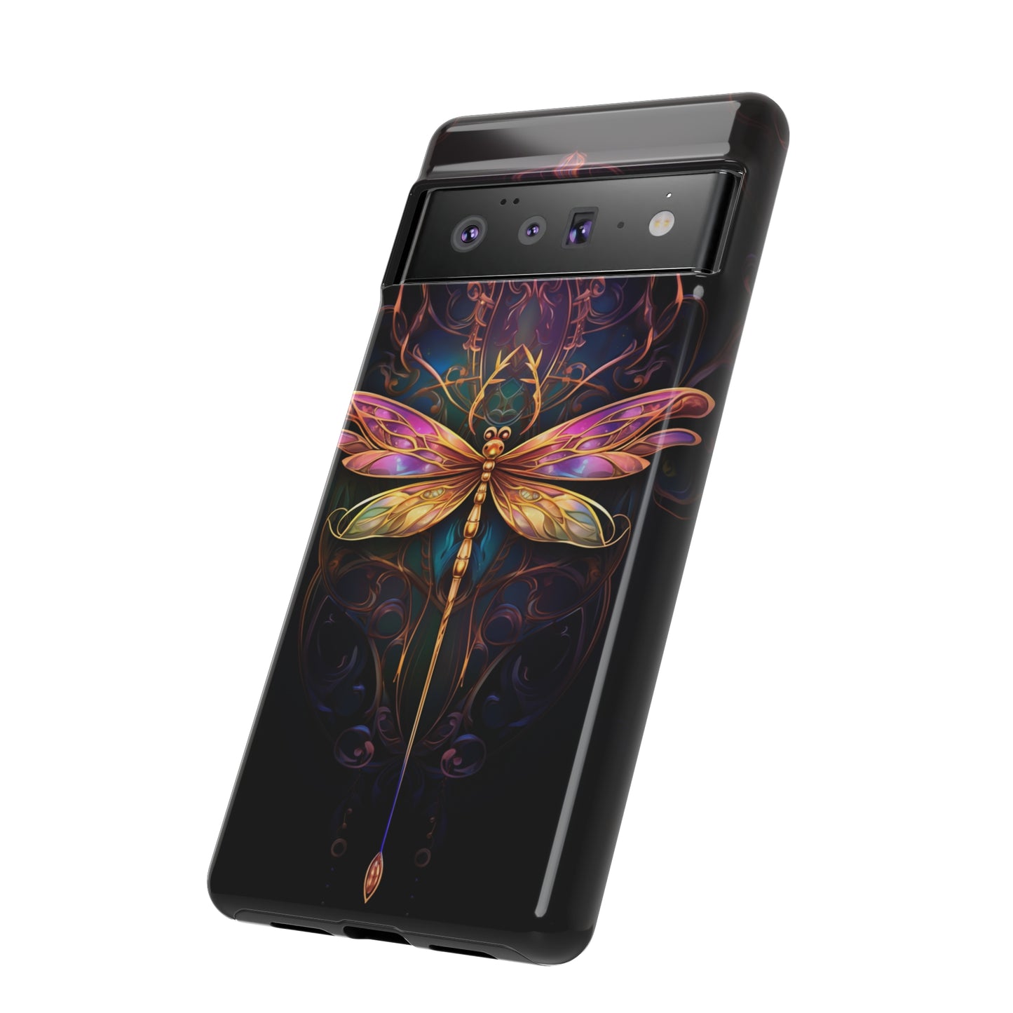 Art Nouveau Dragonfly - A Timeless Symbol of Elegance for Google Pixel, iPhone, and Samsung Cases