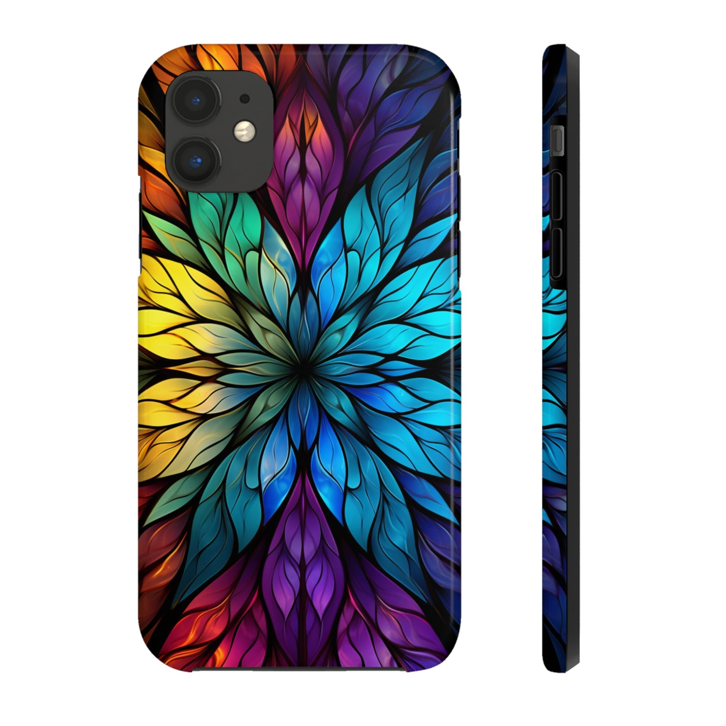 Trippy Psychedelic Colorful Flowers Floral Aesthetic Phone Case