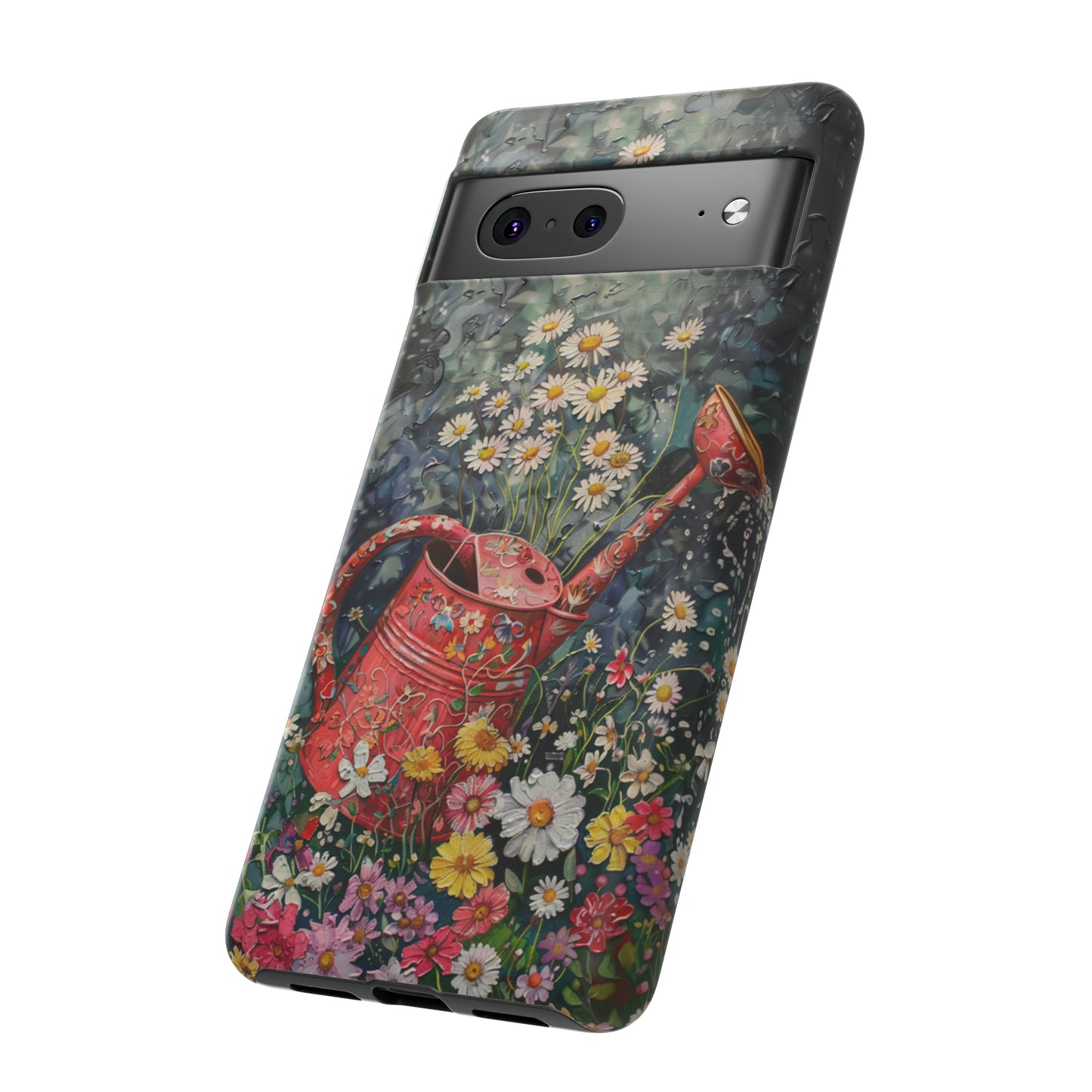 Flowers and Watering Can Floral Oil Painting Phone Case