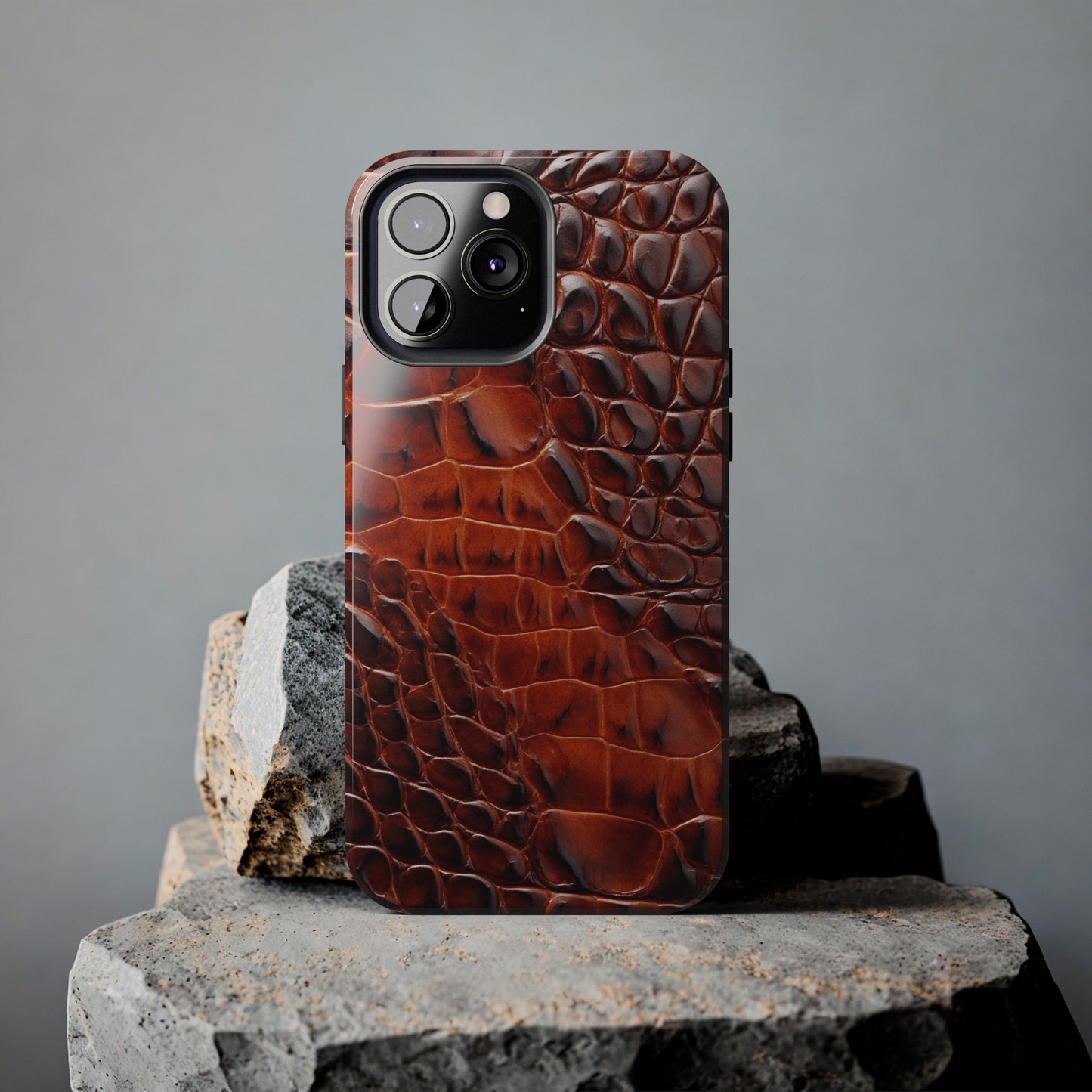 Alligator Skin Texture iPhone Case | Embrace Luxurious Style and Protection