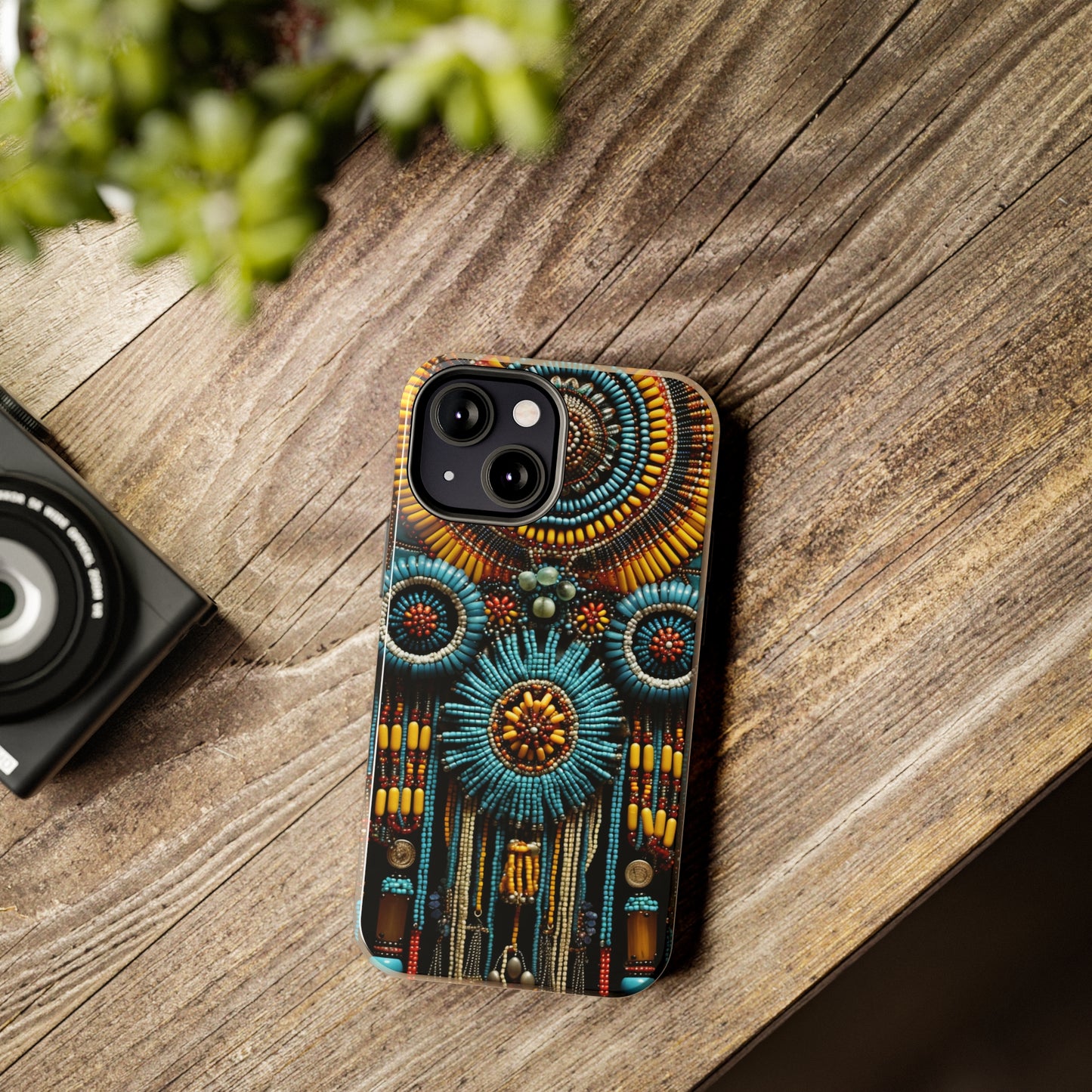 Native American Beadwork iPhone Case | Crafted Elegance with Cultural Heritage