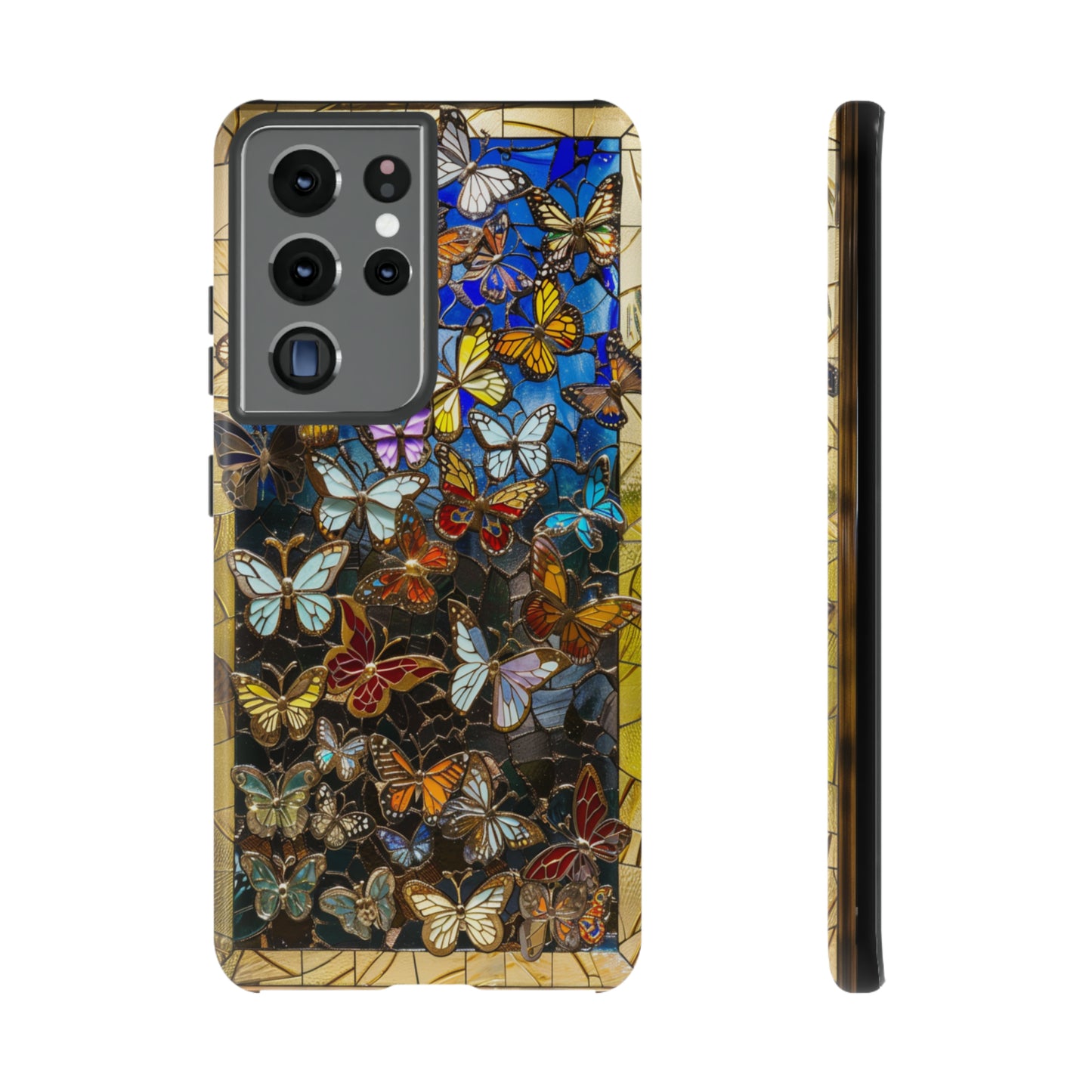 Butterfly Flower Garden Painting Phone Case