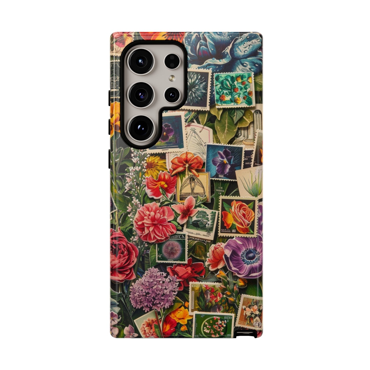 Vintage Floral Stamps Phone Case