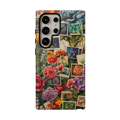 Vintage Floral Stamps Phone Case