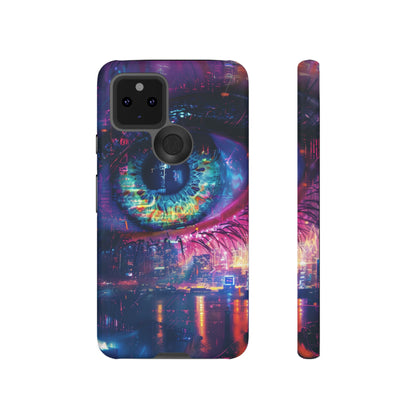 Eye of the Beholder Cyberpunk Art Phone Case