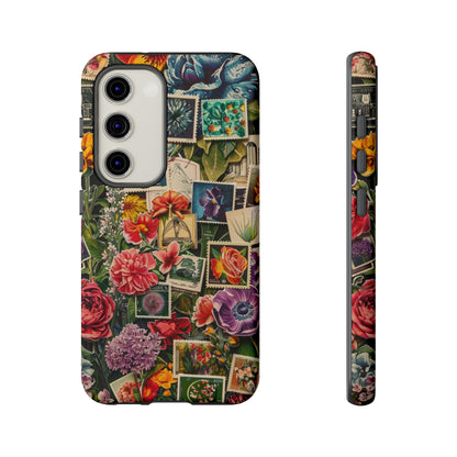 Vintage Floral Stamps Phone Case