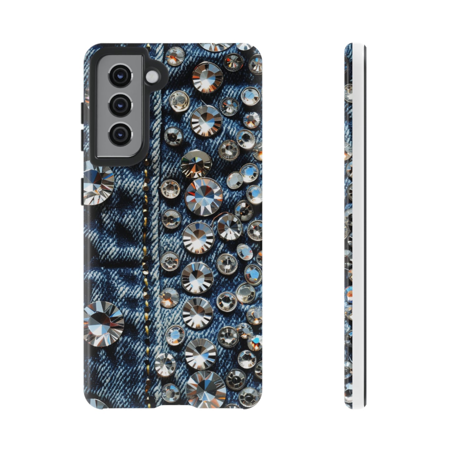 Blue Jean Queen Rhinestone Bling Phone Case