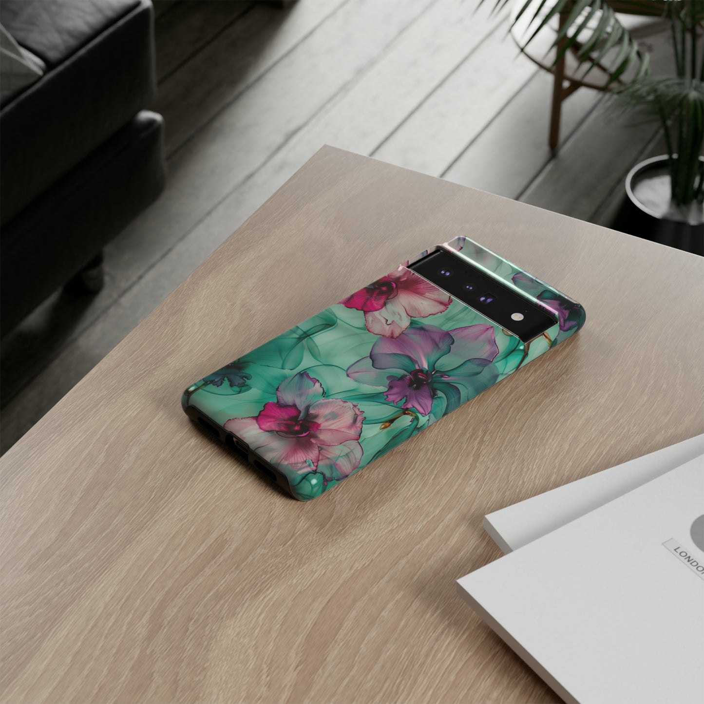 Watercolor Floral Orchids Phone Case