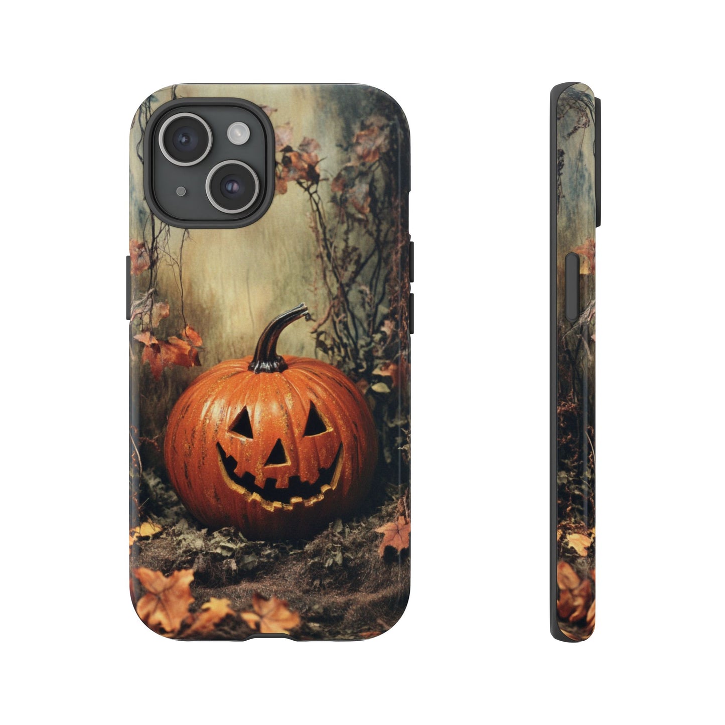 Vintage Style Halloween Jack-o'-Lantern Phone Cover