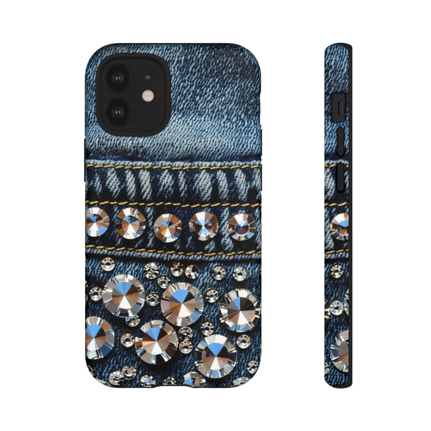 Blue Jean Queen Rhinestone Bling Phone Case