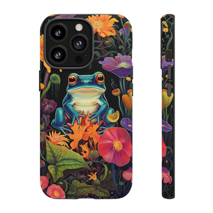 Floral Frogs Elegance Phone Case for Google Pixel, iPhone & Samsung Galaxy