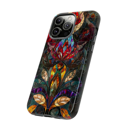 Art Deco Stained Glass floral Phone Case