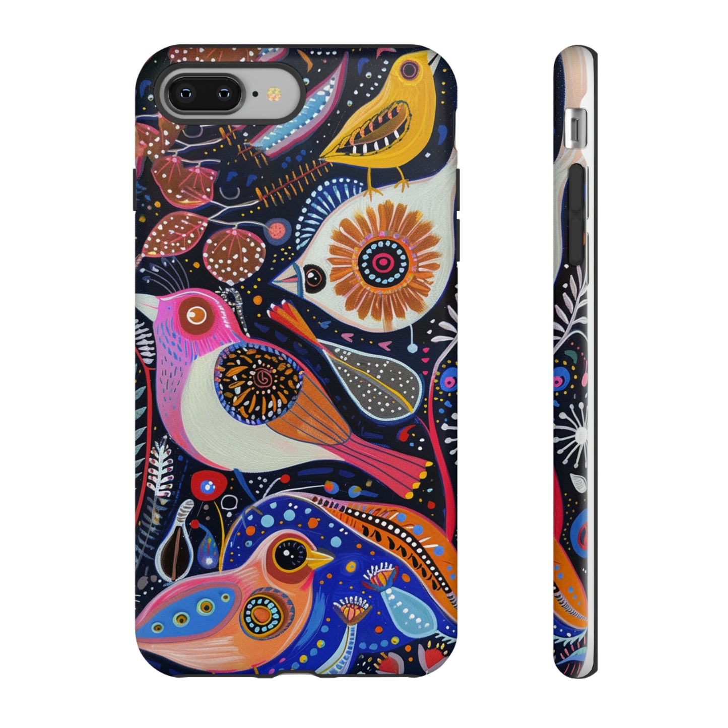 Mexican Style Bird Painting Phone Case