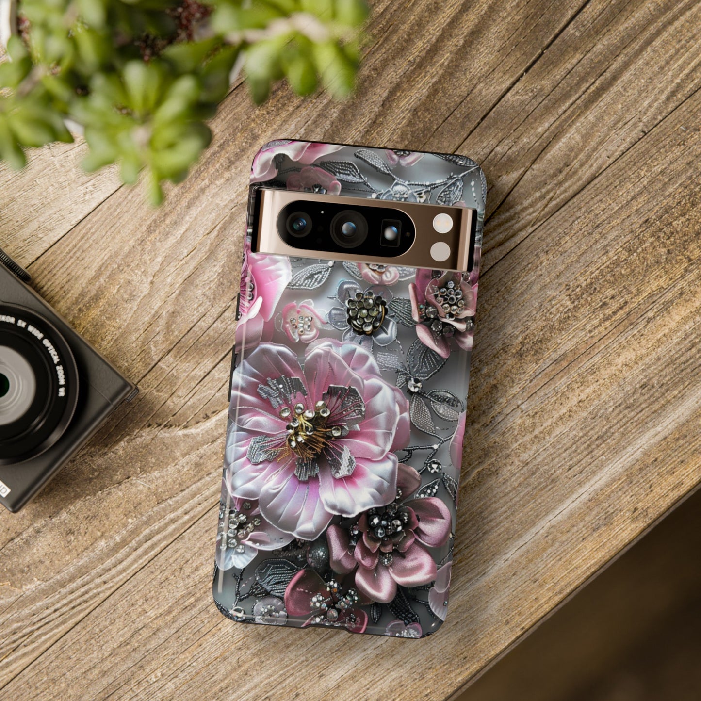 Coquette Aesthetic Floral Art iPhone 15 Case