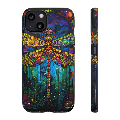 Art Deco Stained Glass Dragonfly Phone Cover