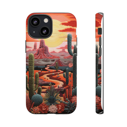 Cactus Desert Sunset Phone Case