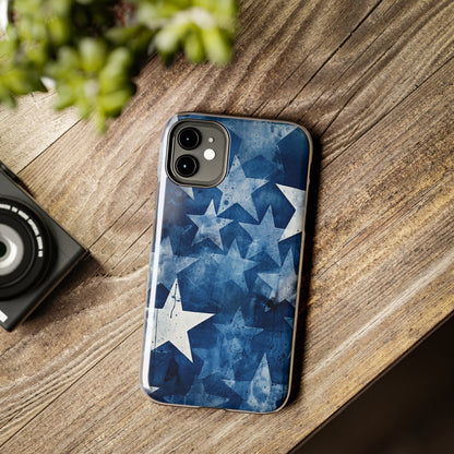 Starry Nights: Denim Dreams | Celestial Star-Patterned iPhone Case