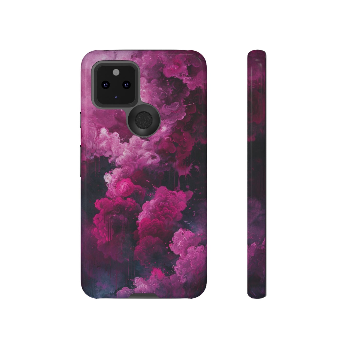 Magenta and Blue Color Explosion Phone Case